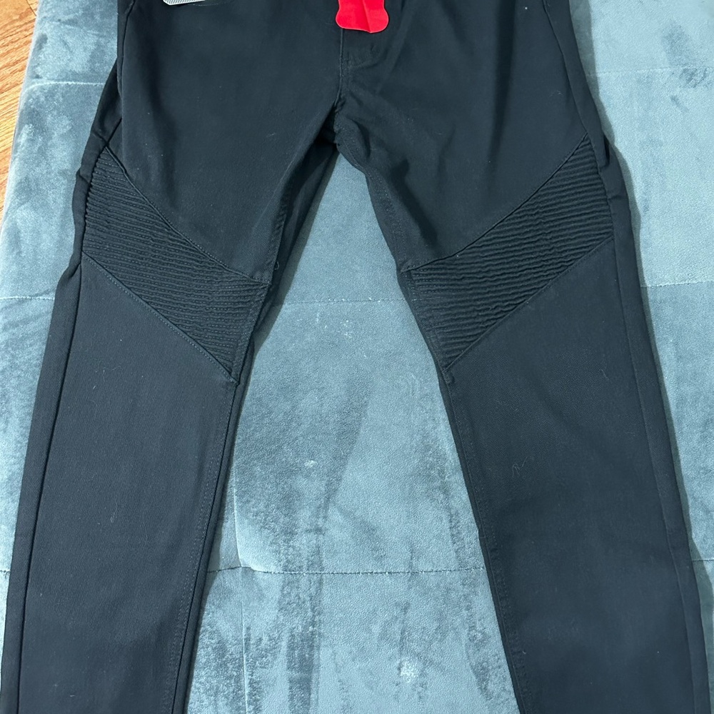Hard Soda Stretch Black Jeans 36 X 32